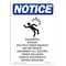 Signmission OSHA Sign, Hazardous Voltage W/, 24in X 18in Aluminum, 18"W, 24" L, Portrait, OS-NS-A-1824-V-13330 OS-NS-A-1824-V-13330 - alternate 1